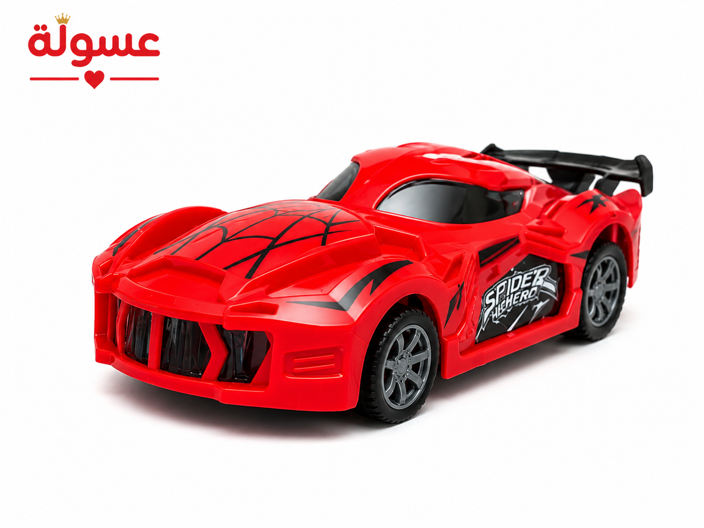 لعبة سيارة سباق سبايدرمان