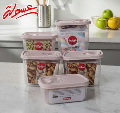 طقم علب تلاجة الوطنية