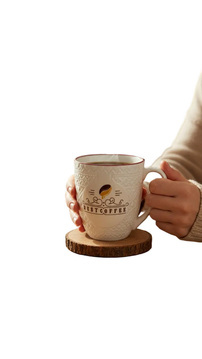 كوب قهوة بتصميم كلاسيكي أنيق