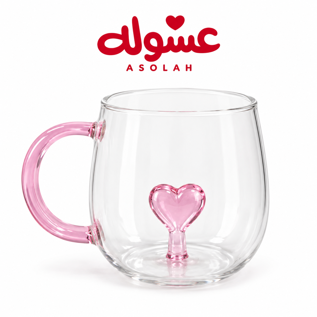 مج زجاج ايس كوفي