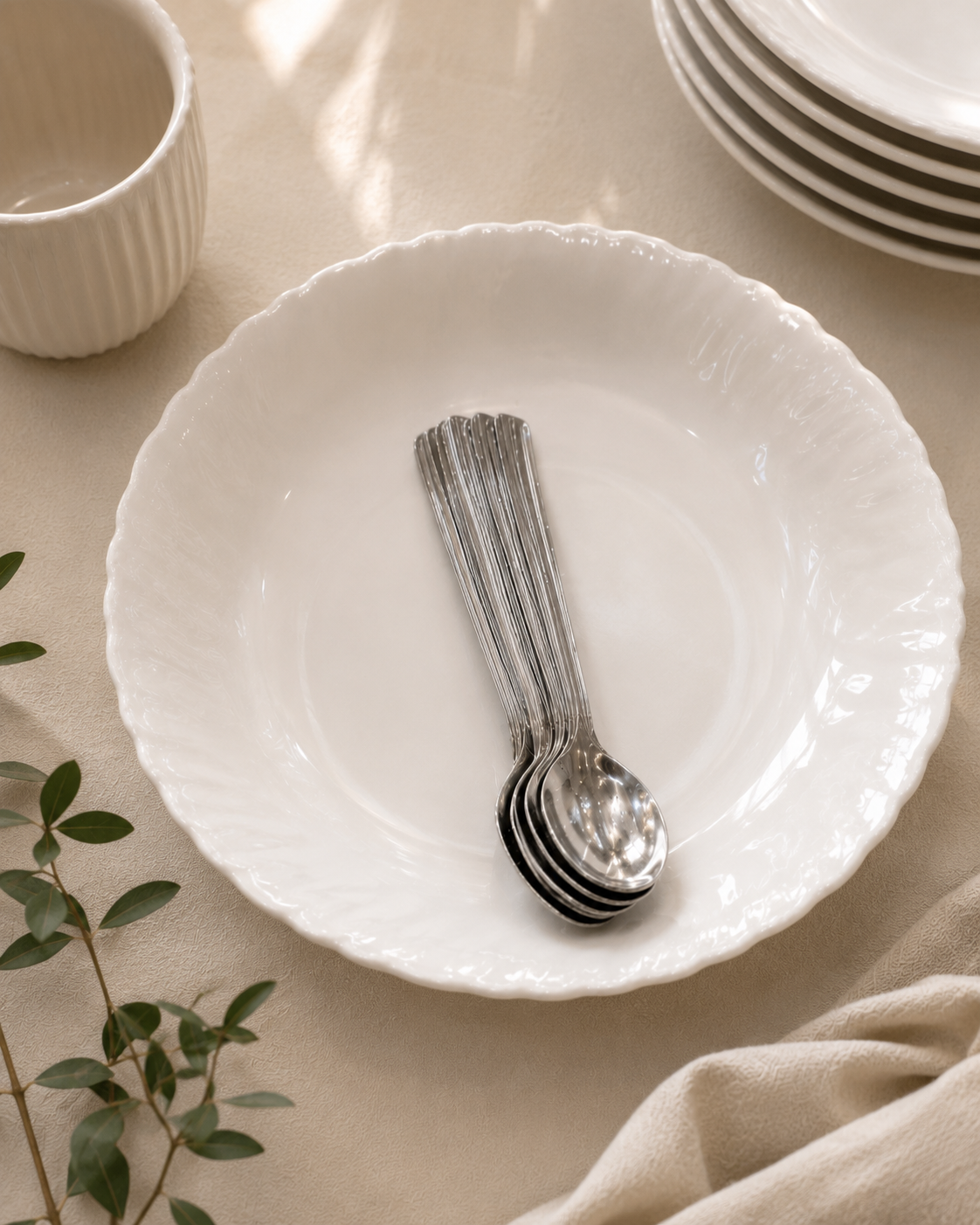 طقم معالق صغيرة 6 قطع