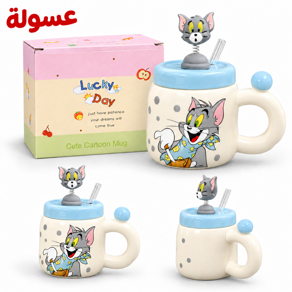مج سيراميك توم وجيري مع شاليمو
