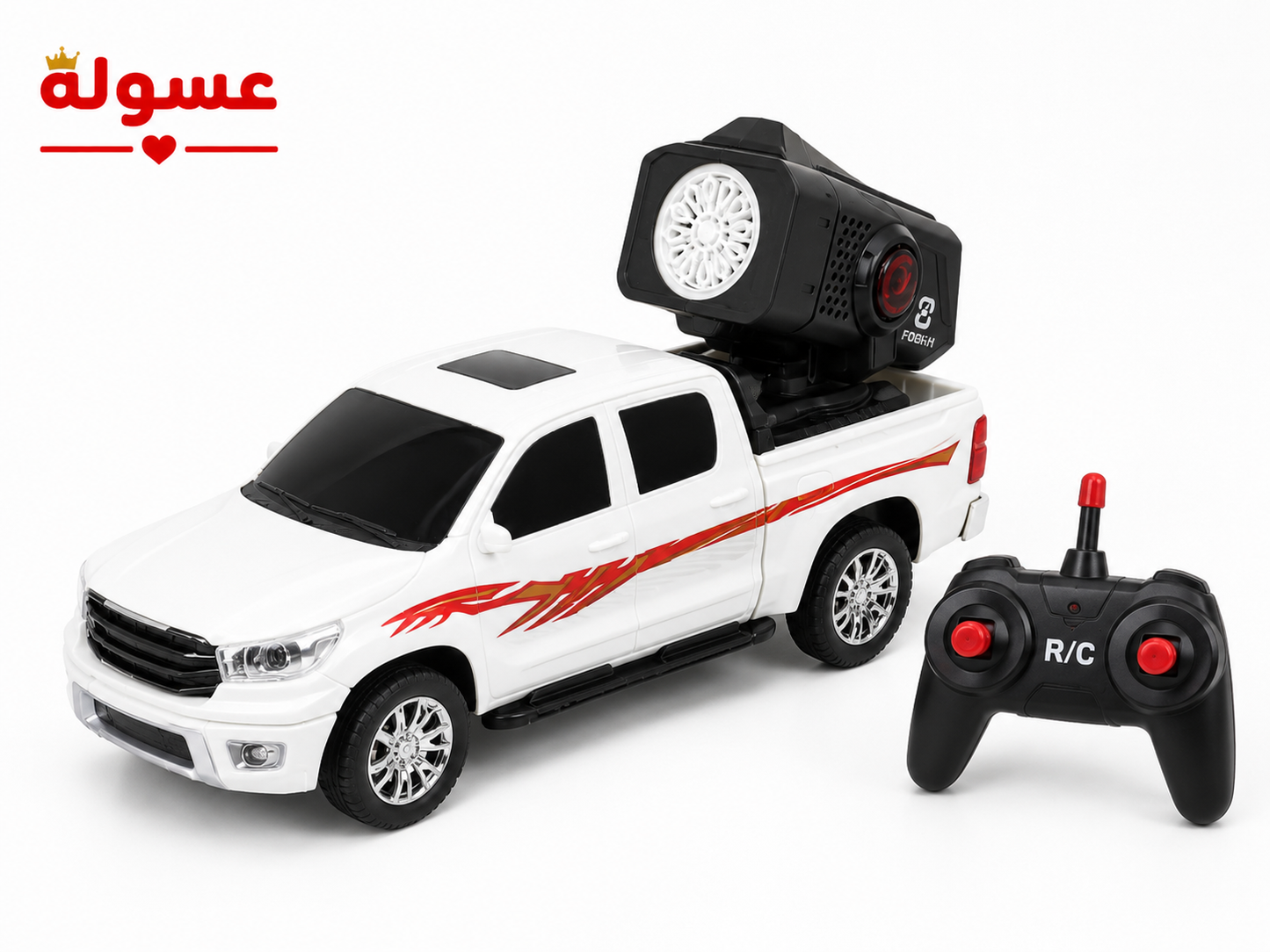 لعبة سيارة بريموت مع مدفع