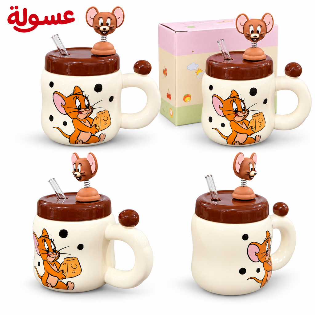 مج سيراميك توم وجيري مع شاليمو