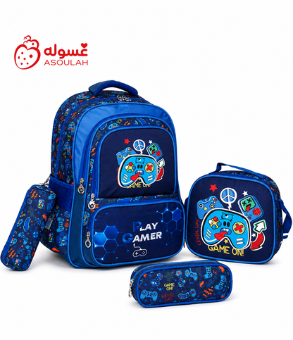 طقم شنطة مدرسة Momolly فيجو 3 قطع مقاس