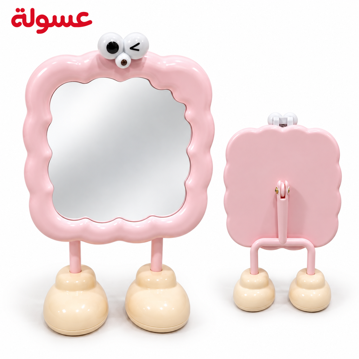 مرايا بقاعدة ثابته بالوان مختلفة